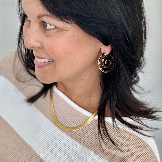 Karla Spiral Earrings